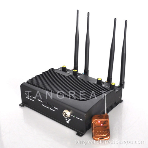4 Band Mobile Phone Signal Jammer TG-4CA with Remote Control